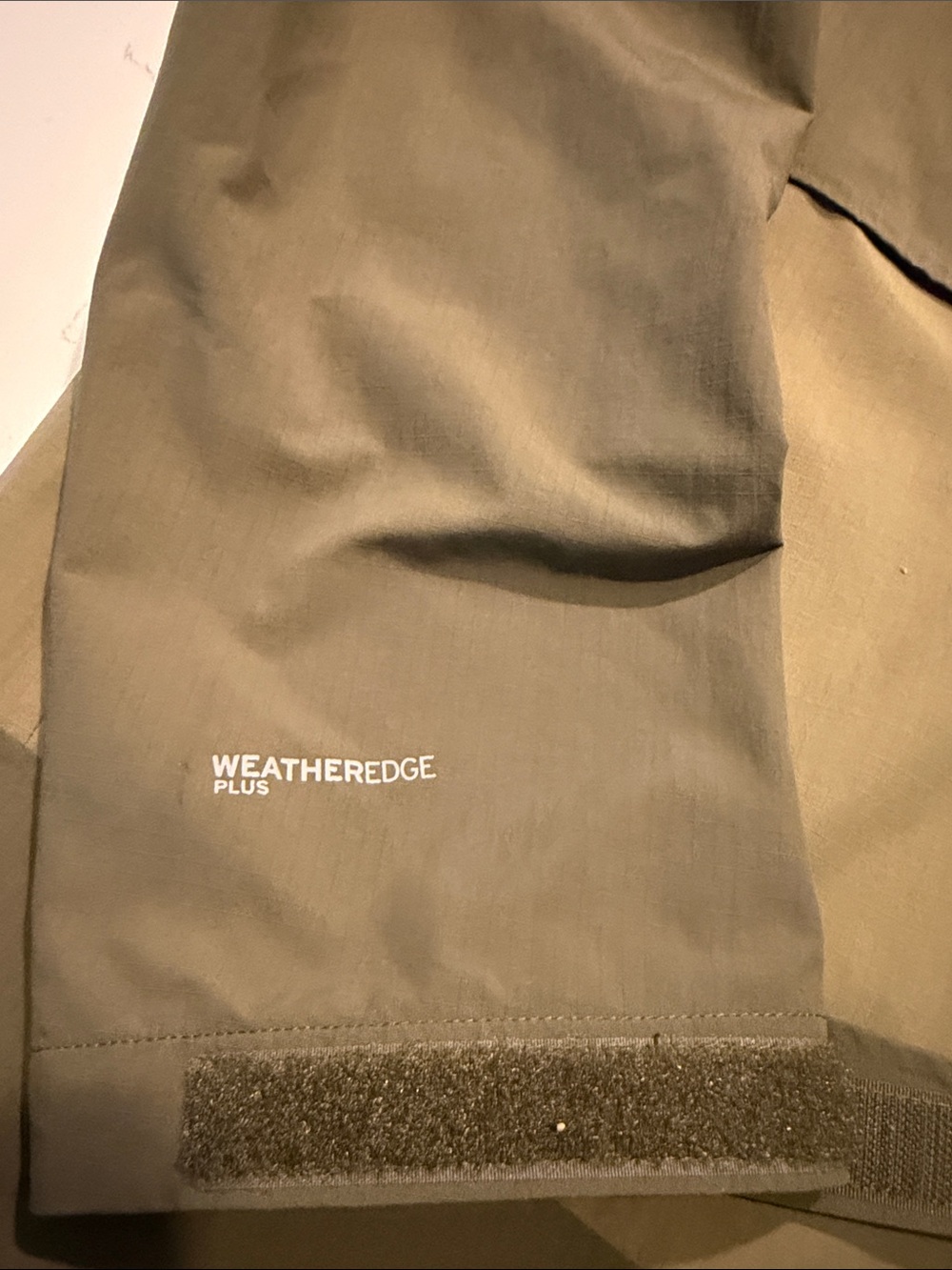 Eddie Bauer Olive Hooded Waterproof Shell Jacket - Picture 5 of 9